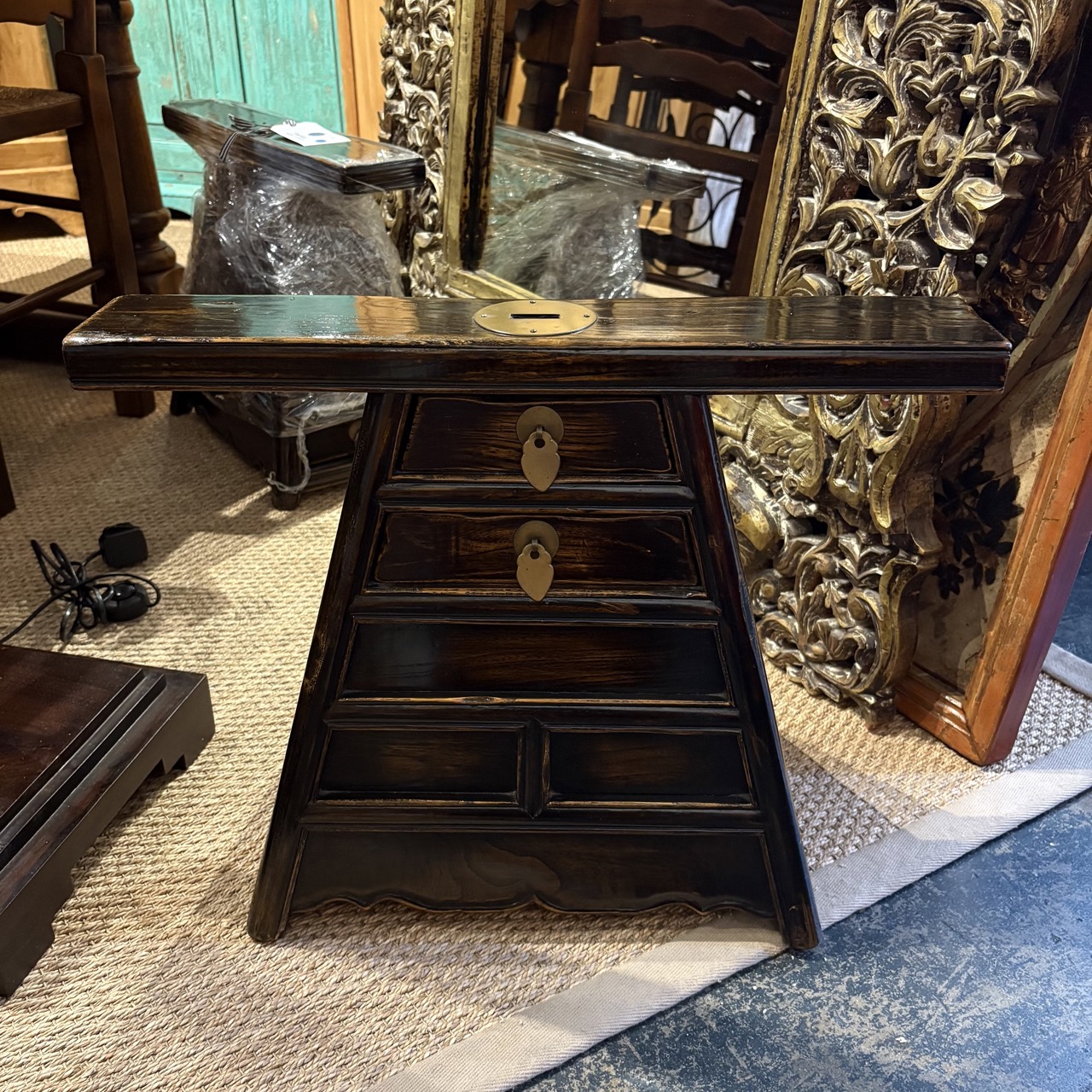 Antique Chinese Hair Cutting Stool - Image 2