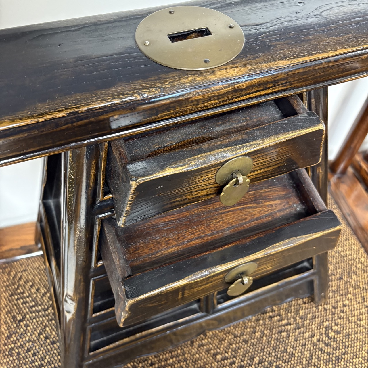 Antique Chinese Hair Cutting Stool - Image 6