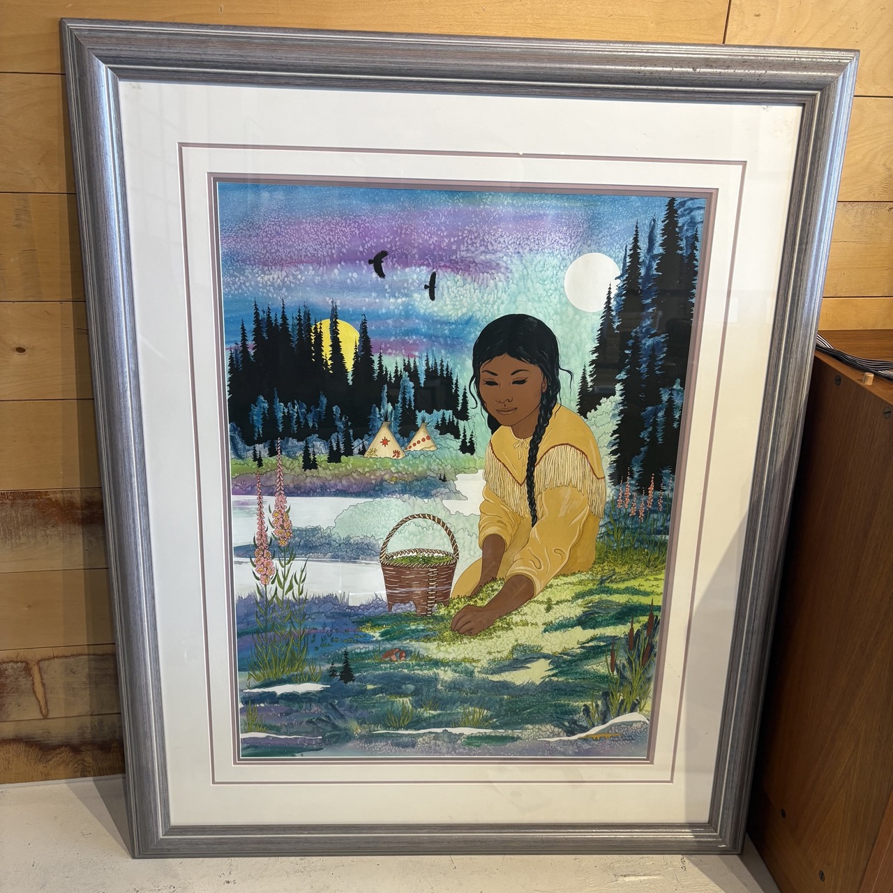 Donalda Grassie (1935-2002) - "Gathering Moss" - Coast Consignment - image 2