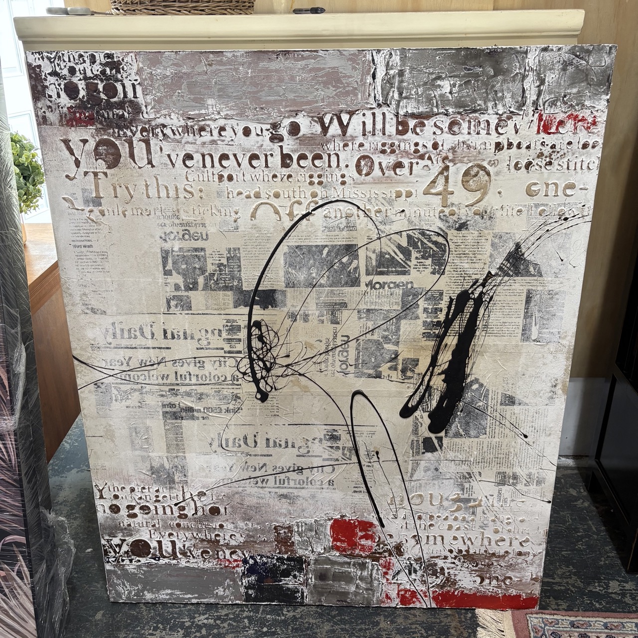 Large Abstract Artwork - Coast Consignment - image 2