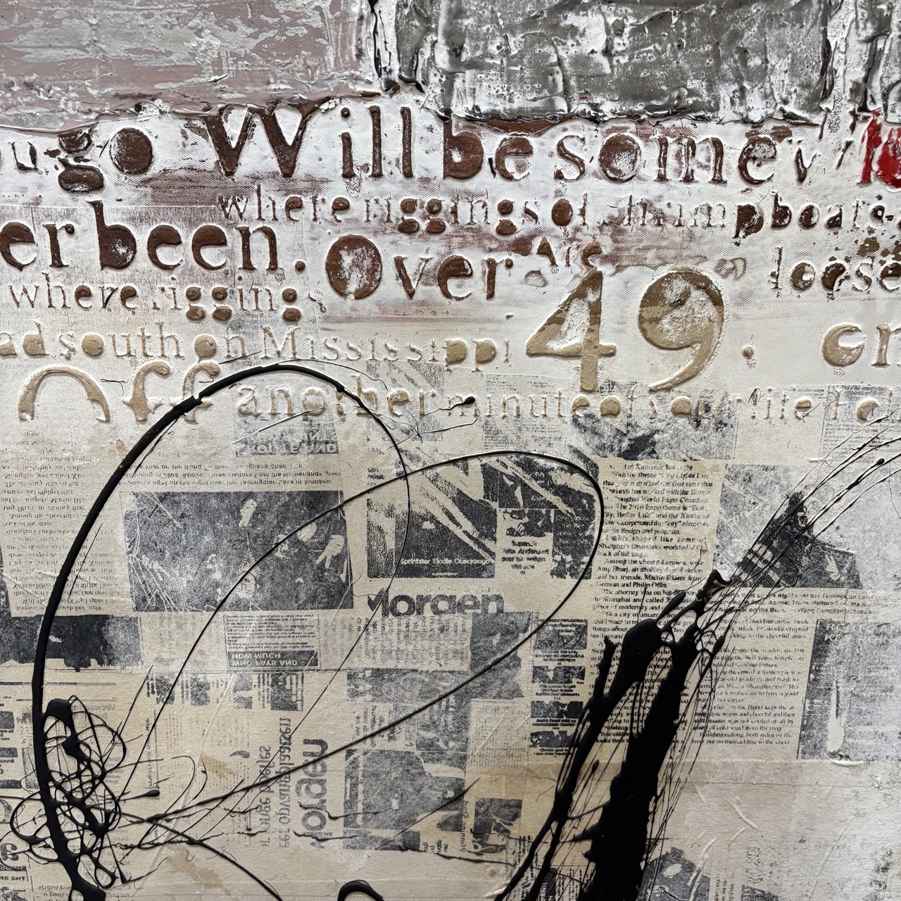 Large Abstract Artwork - Coast Consignment - image 3