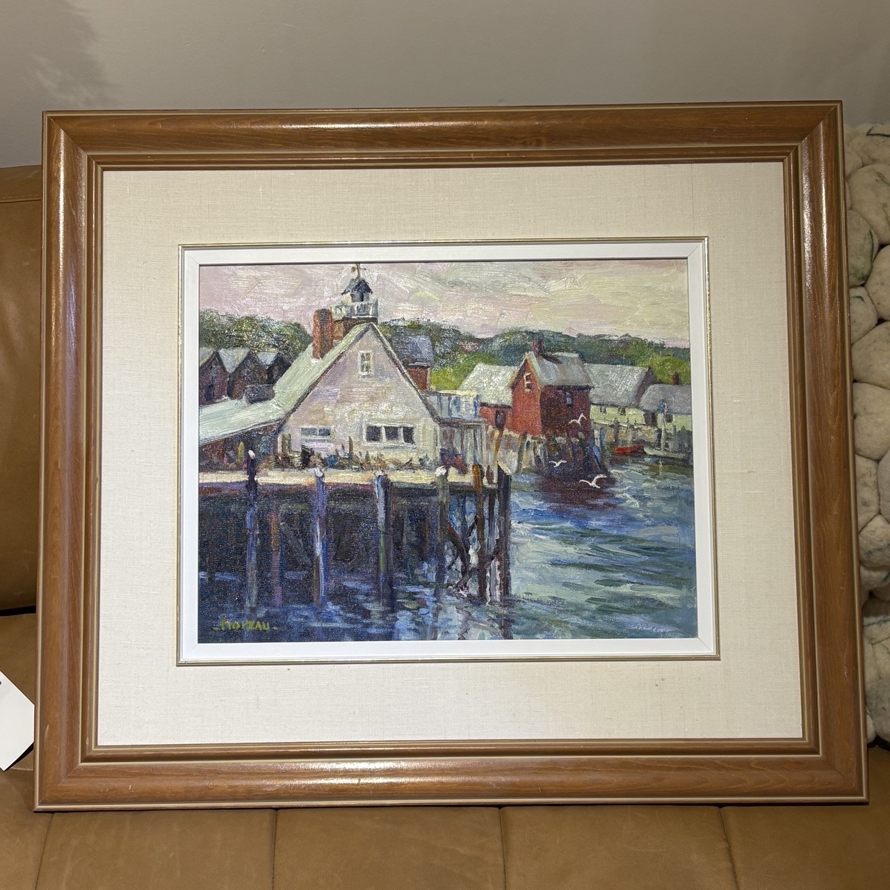 Francine Noreau (1941-2020) Village Harbour - Coast Consignment - image 2