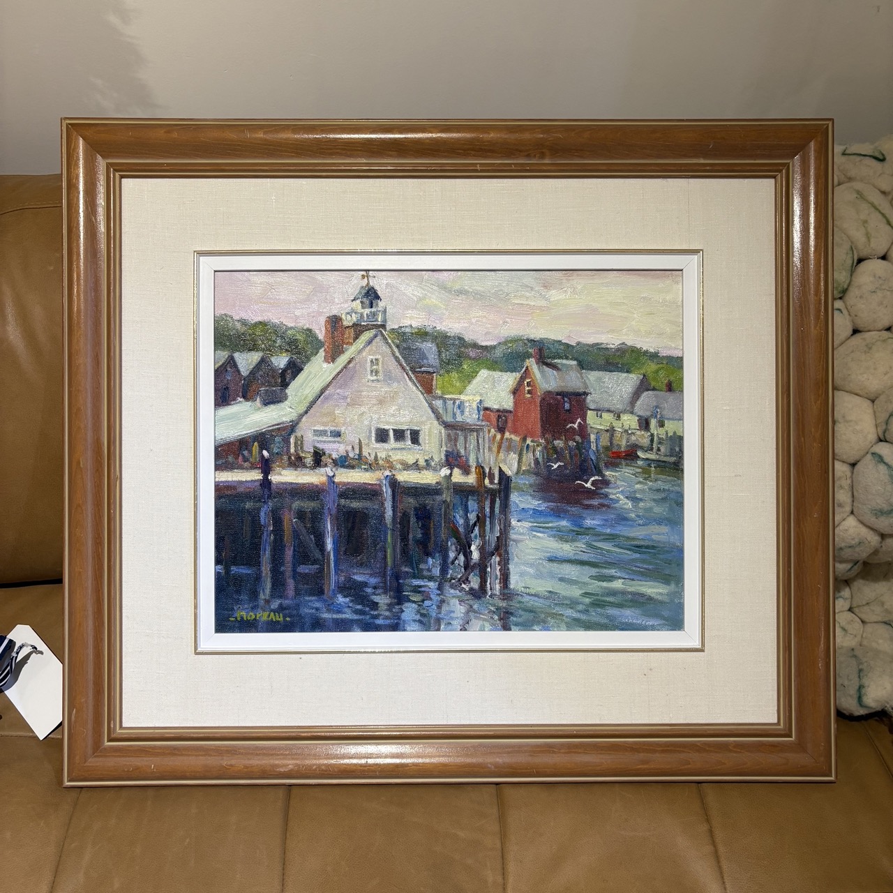 Francine Noreau (1941-2020) Village Harbour - Coast Consignment - image 3