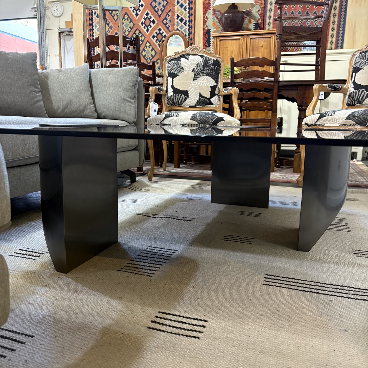 Vintage Italian Glass Coffee Table - Image 5