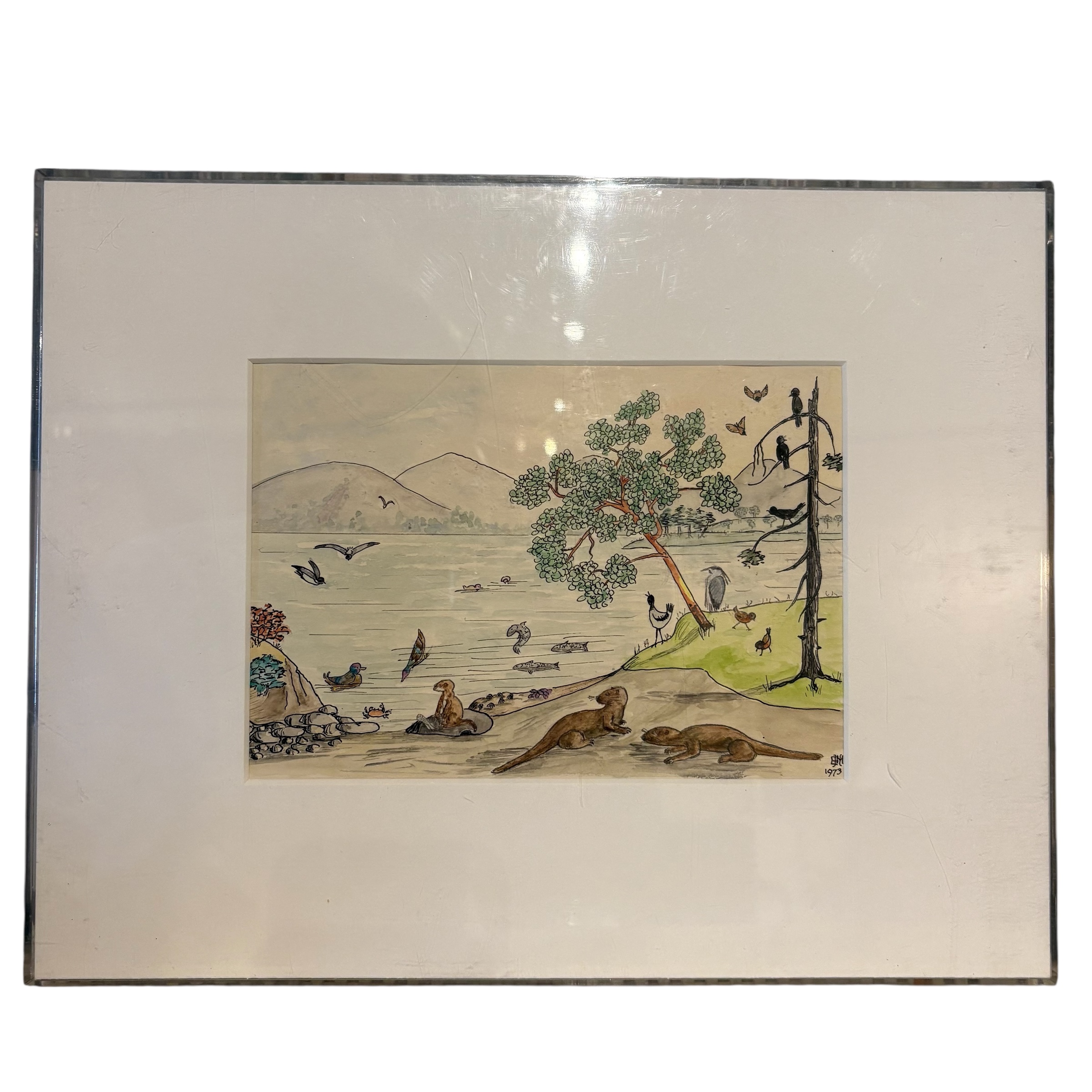 Original Coastal Wildlife Scene - Coast Consignment - image 1