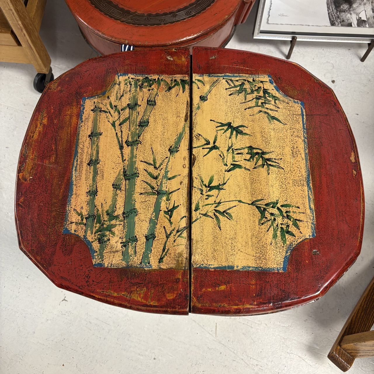 Antique Asian Barrel with Lid - Image 5