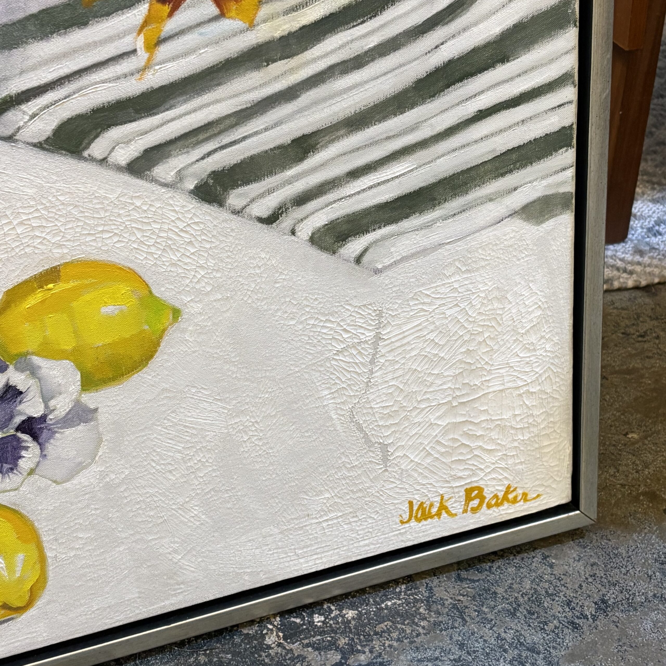 Jack Henderson Baker (1925-2011) Original Oil on Canvas - Coast Consignment - image 4