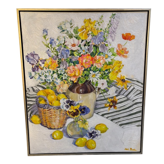 Jack Henderson Baker (1925-2011) Original Oil on Canvas - Coast Consignment - image 1