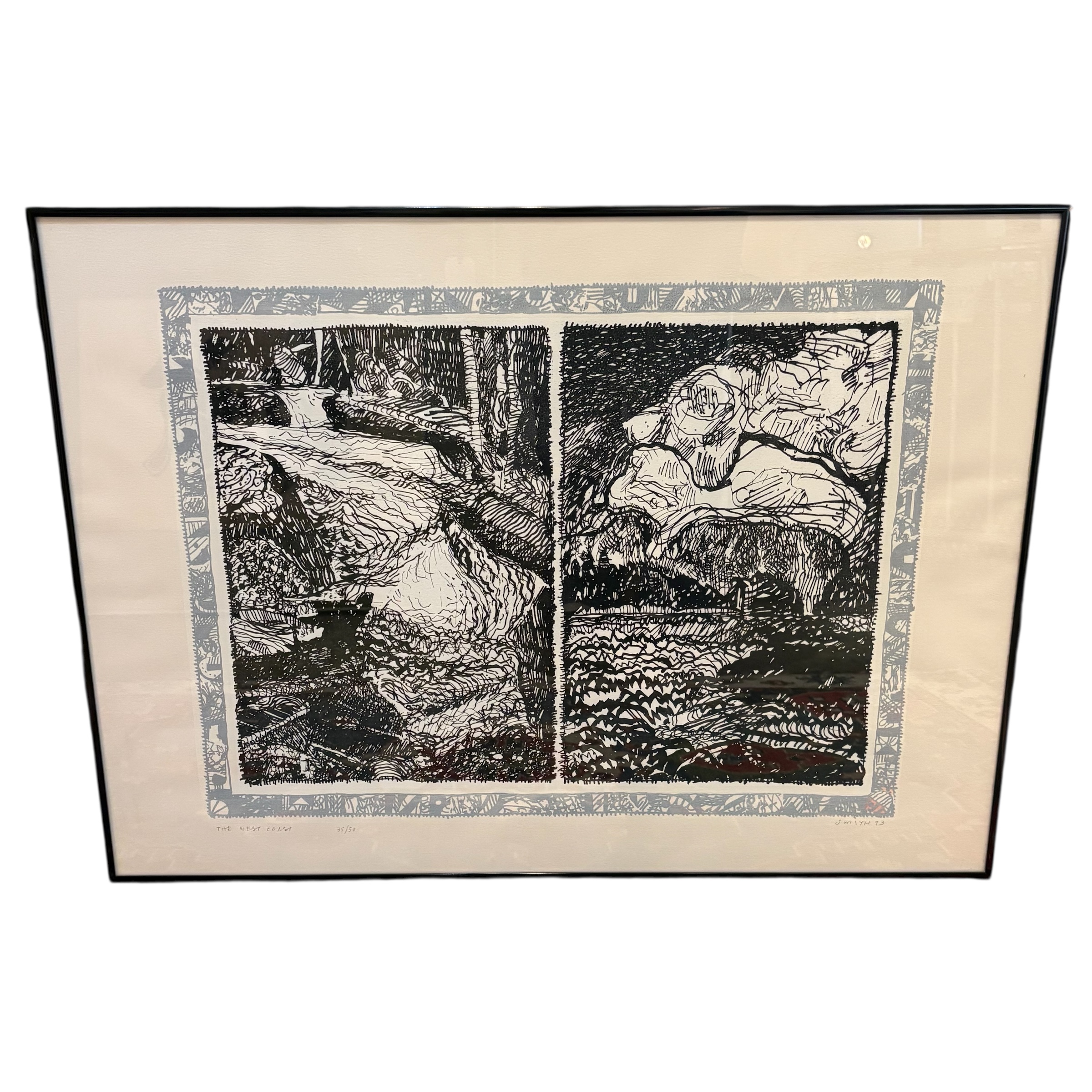 Gordon Applebe Smith (1919-2020) "The West Coast" Print - Coast Consignment - image 1