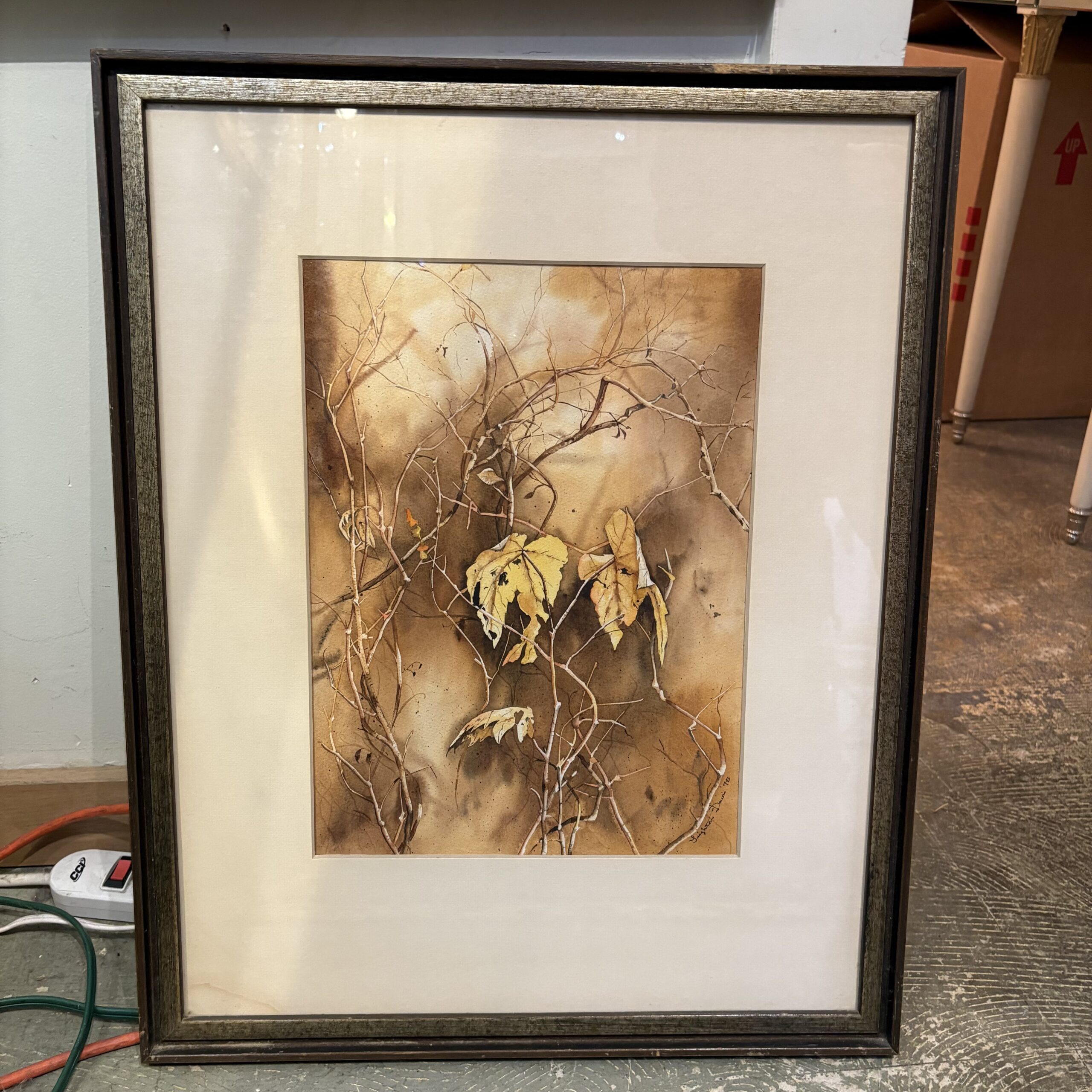 Leighton Davis (b. 1941) "Last Leaves" - Coast Consignment - image 2