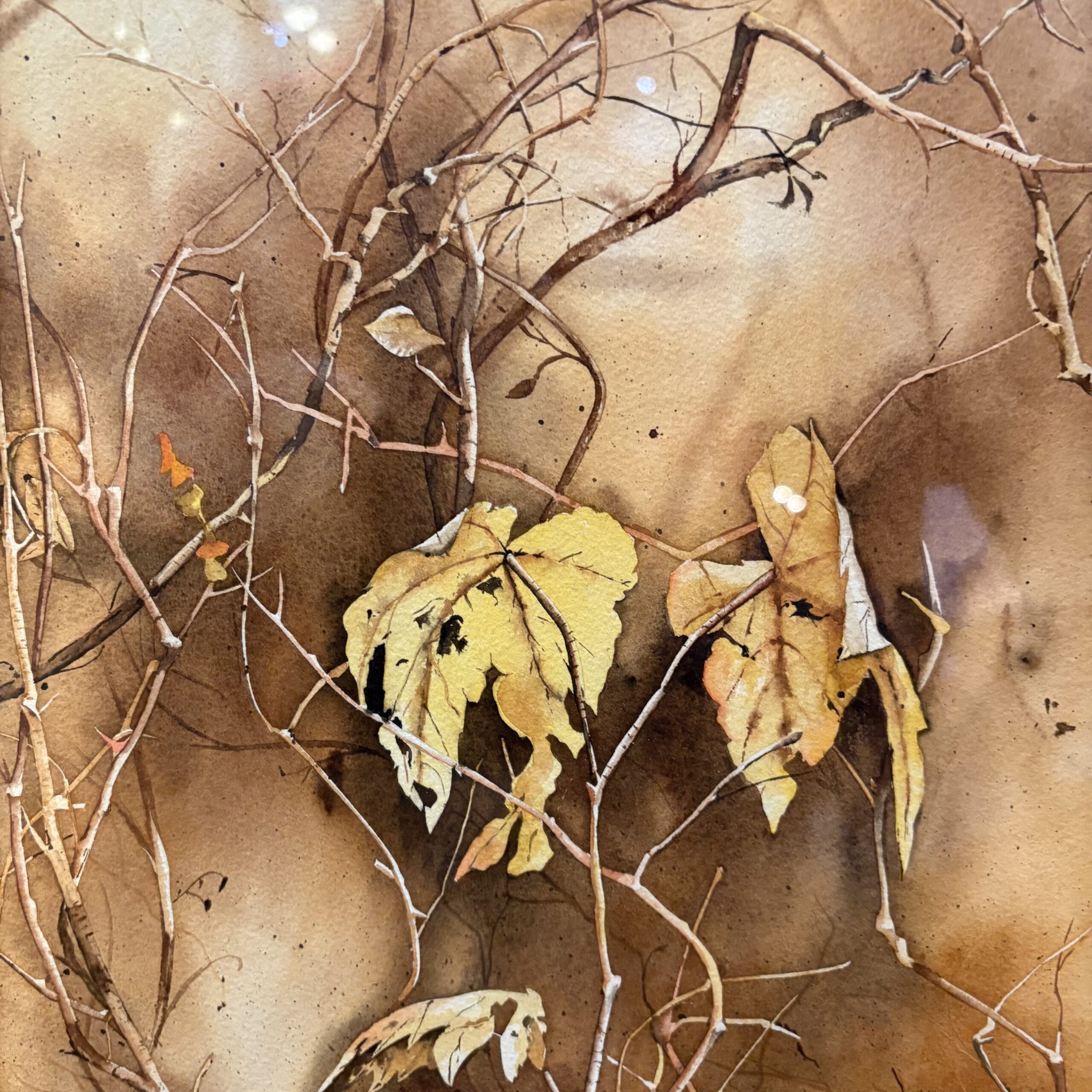 Leighton Davis (b. 1941) "Last Leaves" - Coast Consignment - image 3