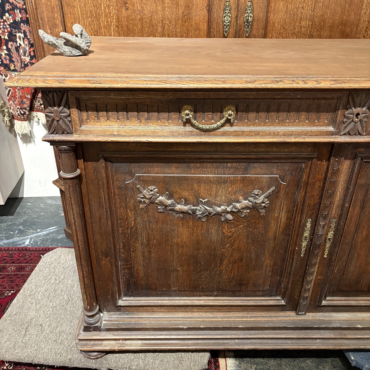 Antique 19th Century French Oak Sideboard - Image 3