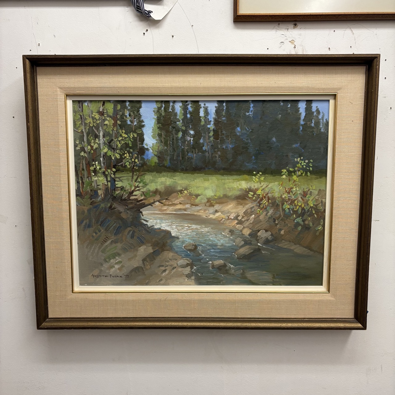 Meredith Evans (1919-1996) Original Oil - Coast Consignment - image 2