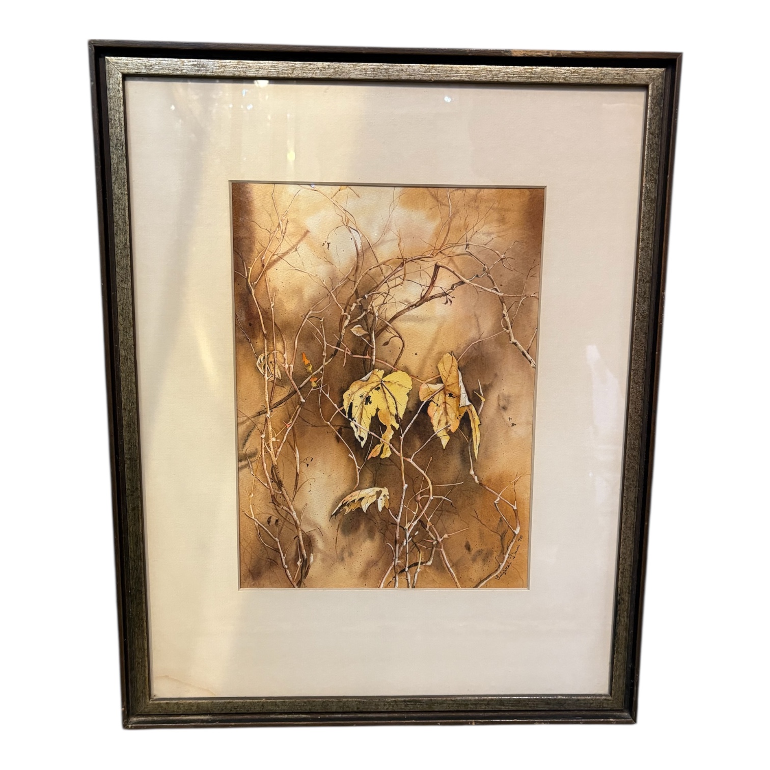 Leighton Davis (b. 1941) "Last Leaves" - Coast Consignment - image 1