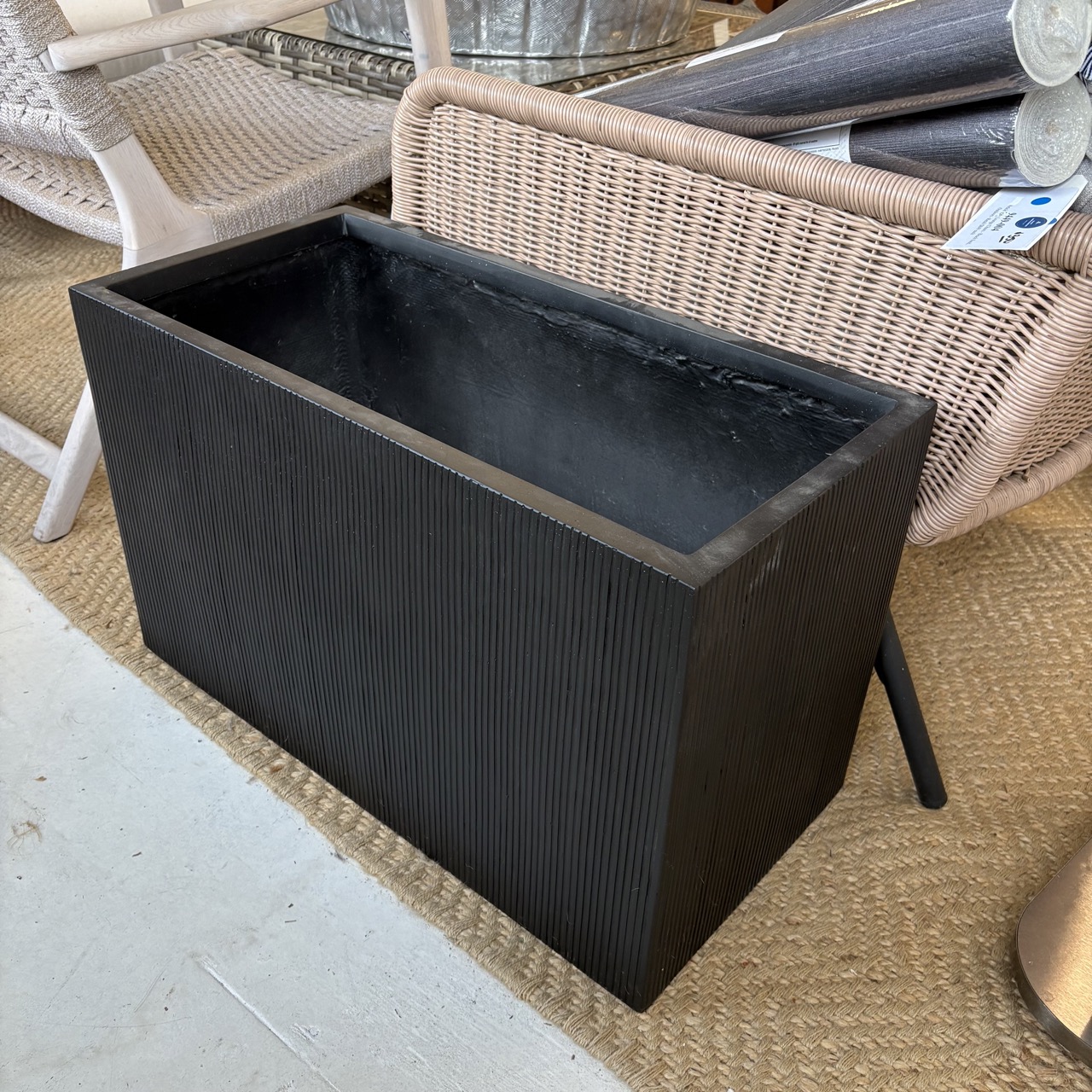 Black Outdoor Planter - Coast Consignment - image 5