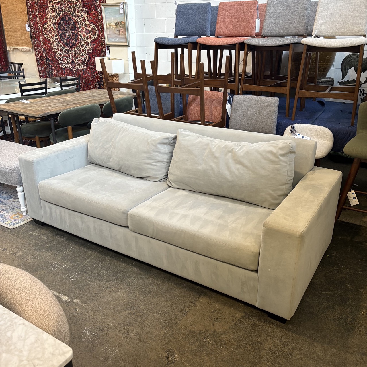 3-Seater Gray Sofa - Image 2