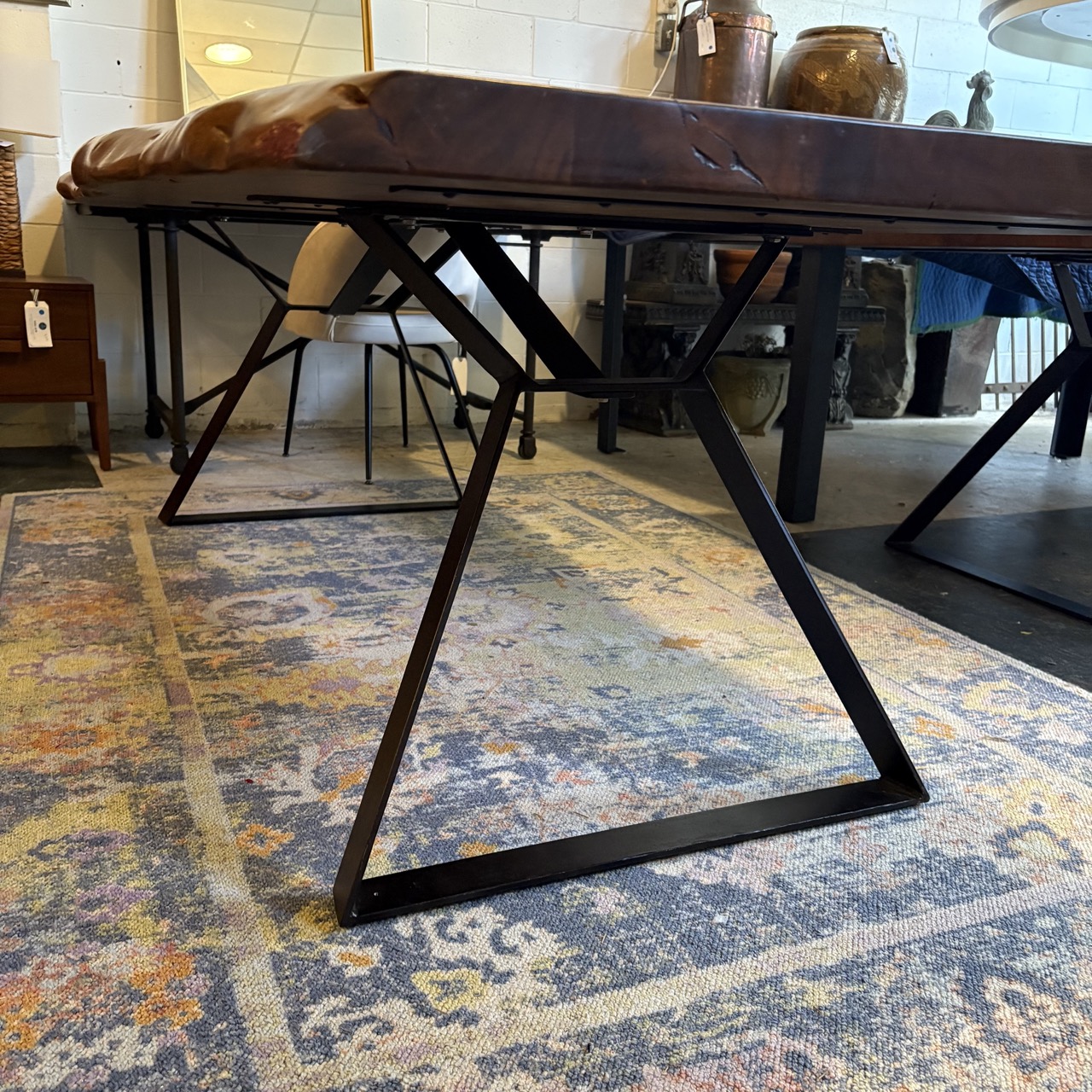 Hardwood Live Edge Dining Table - Image 3