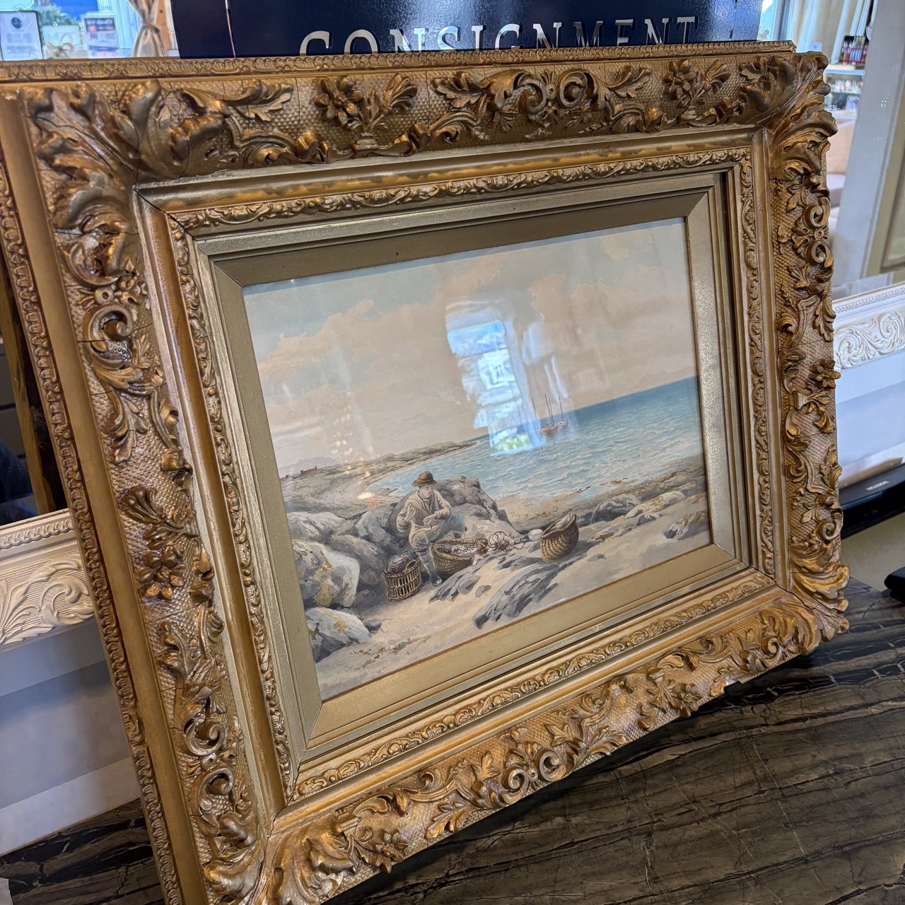 Allan Stewart (1865-1951) Original Watercolour (1900) - Coast Consignment - image 3