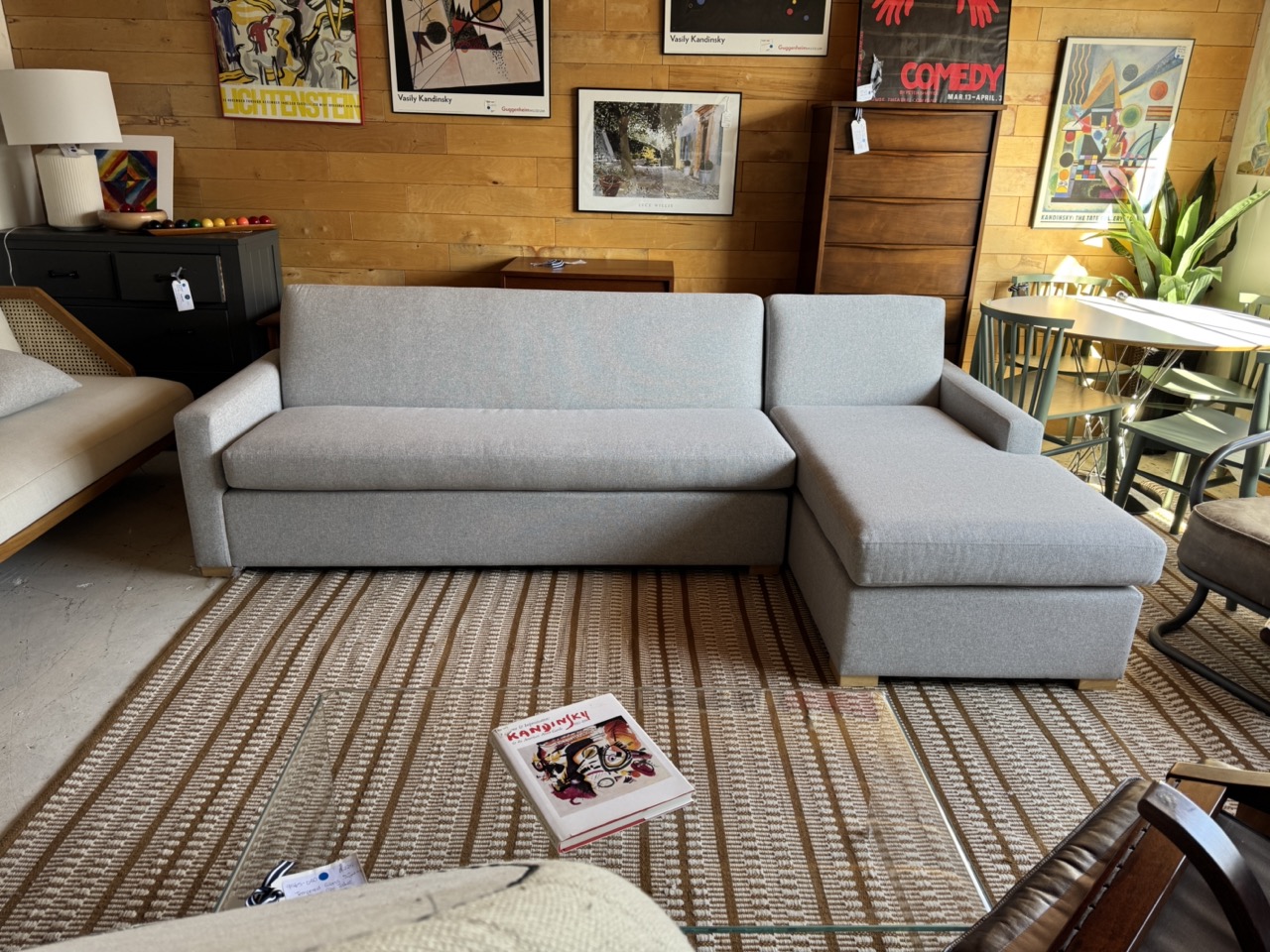 Van Gogh Grey Sectional - Image 2