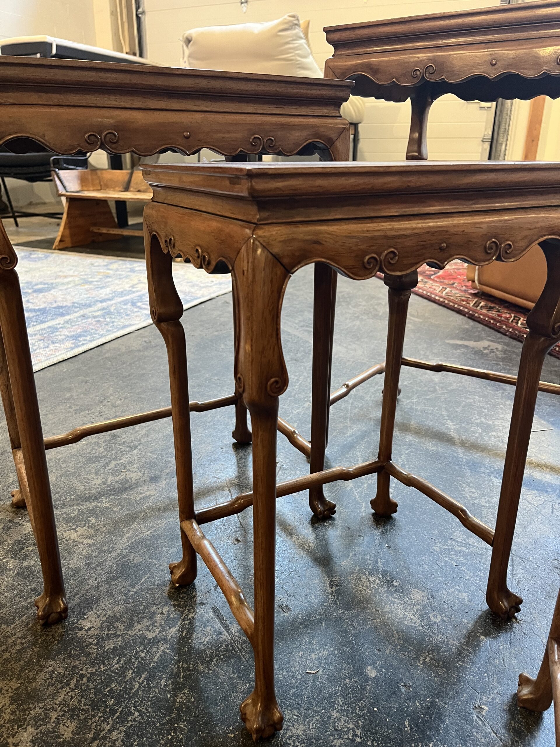 Chinese Rosewood Nesting Tables - Image 6