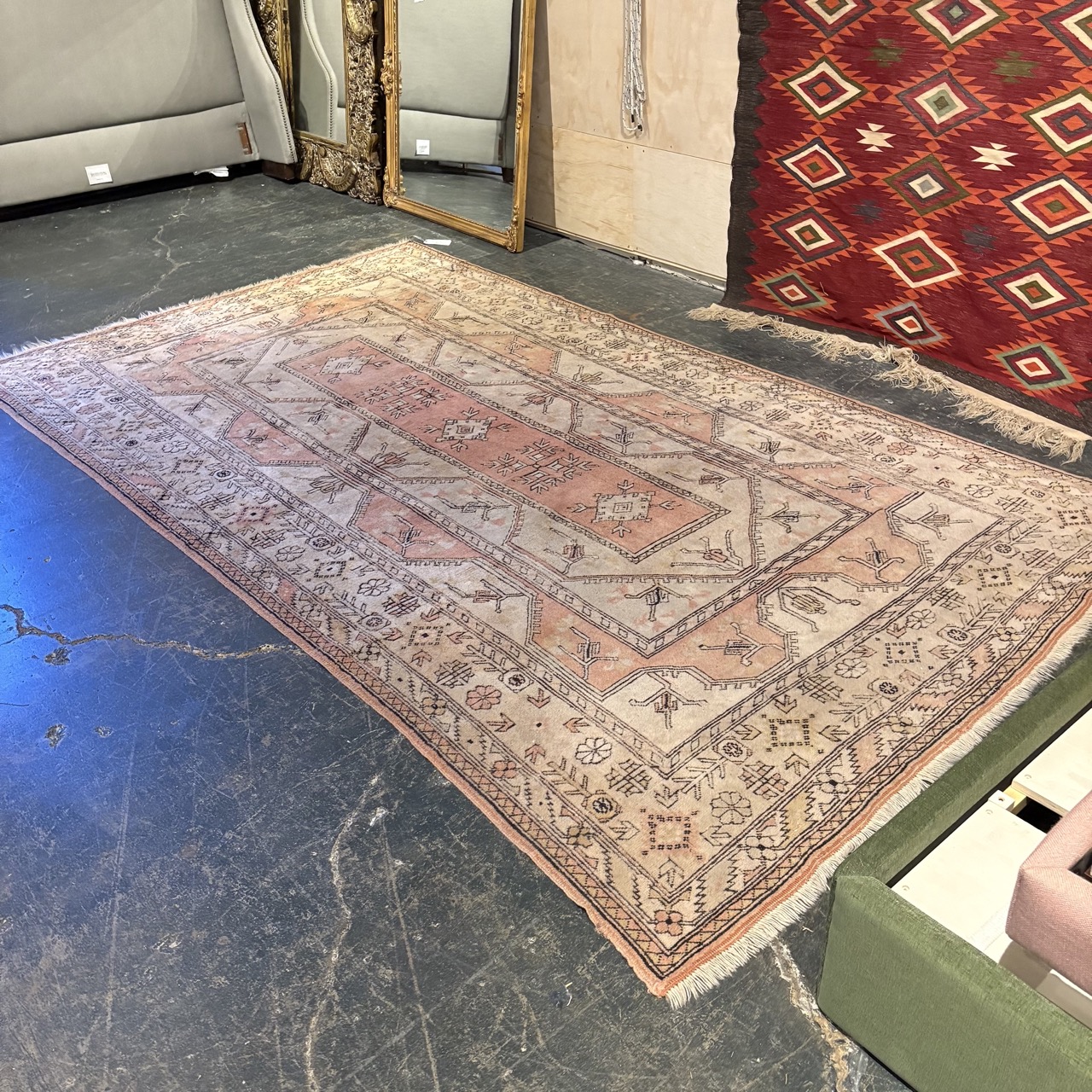 Soft Pink Turkish Rug - 6'6x11'7 - Image 2