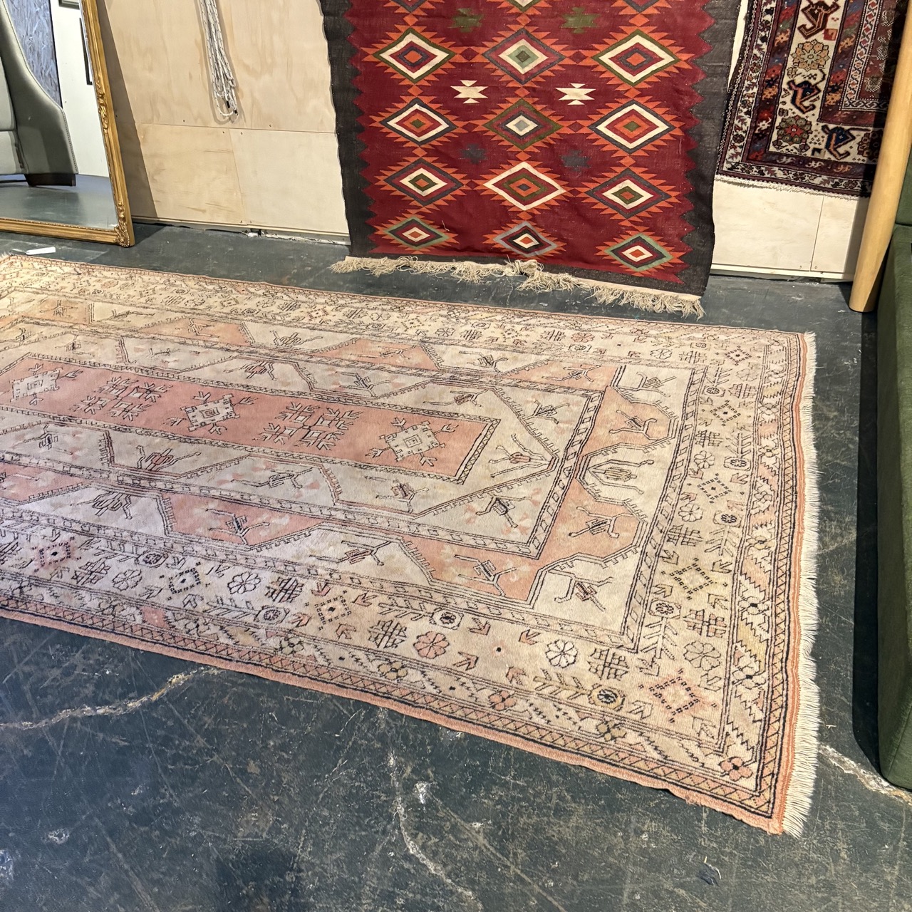 Soft Pink Turkish Rug - 6'6x11'7 - Image 3