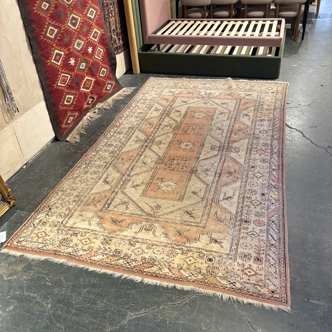 Soft Pink Turkish Rug - 6'6x11'7 - Image 5