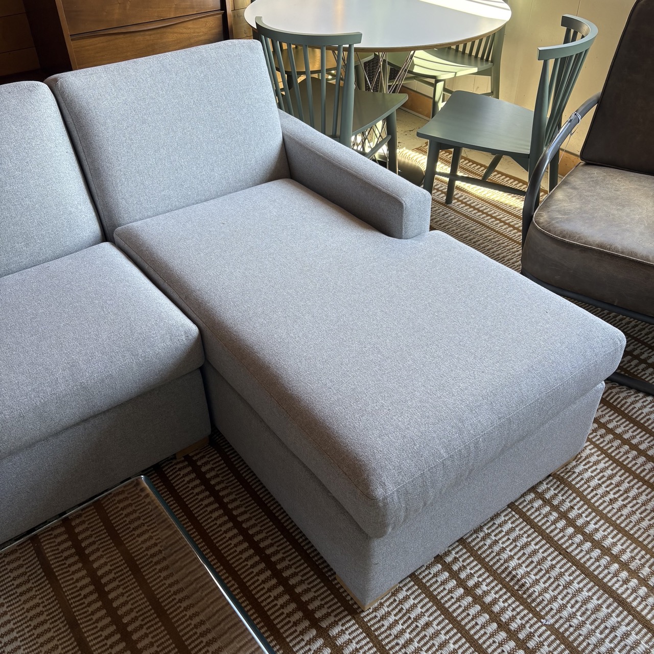 Van Gogh Grey Sectional - Image 7