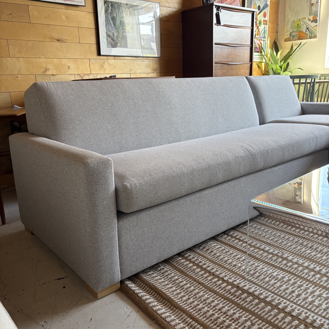 Van Gogh Grey Sectional - Image 5