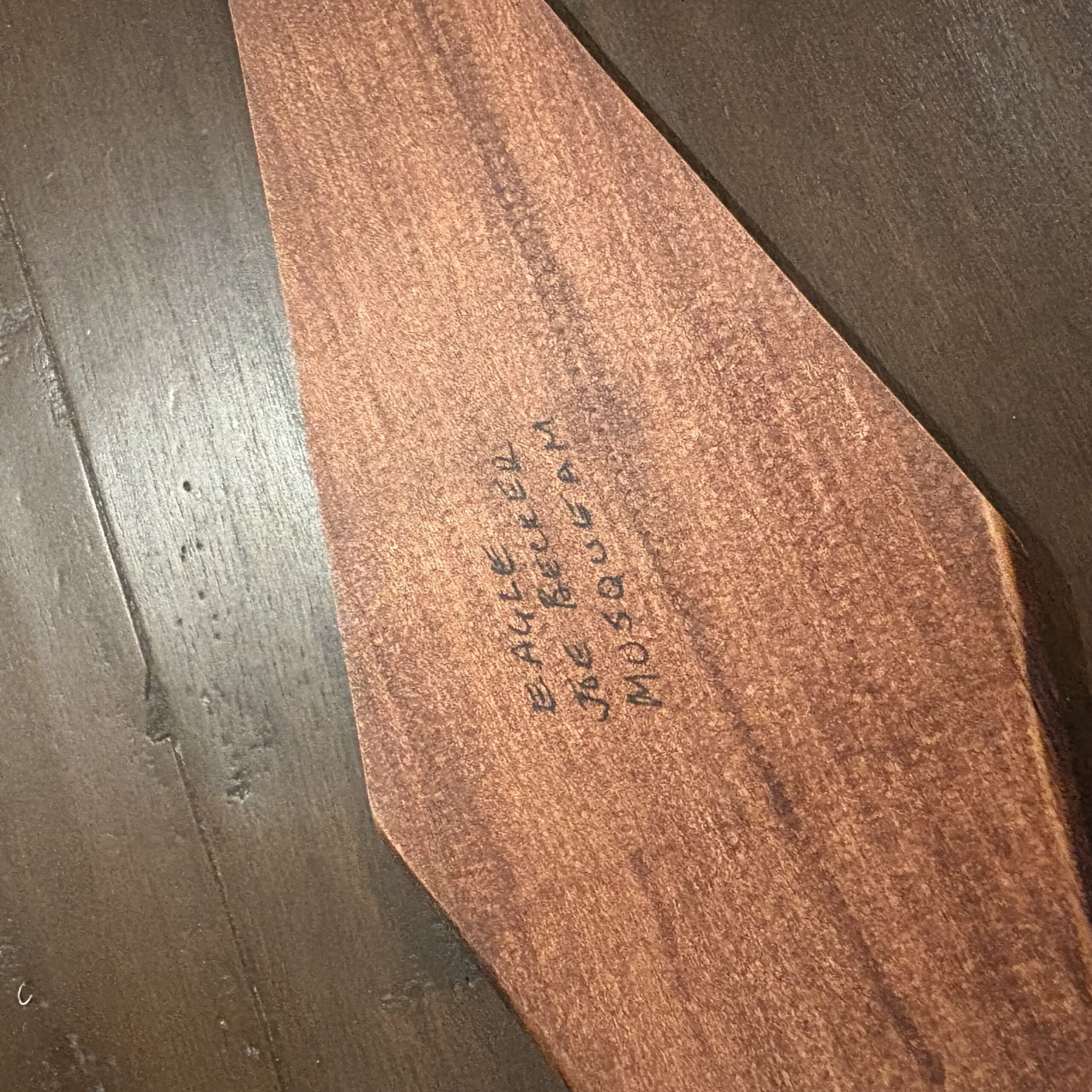 Joe Becker "Eagle" Carved Paddle - Coast Consignment - image 5