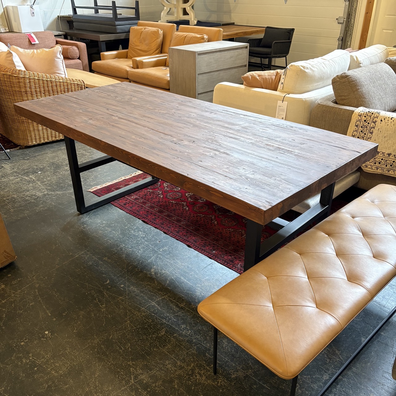 Pottery Barn 'Griffin' Reclaimed Wood Dining Table - Image 3