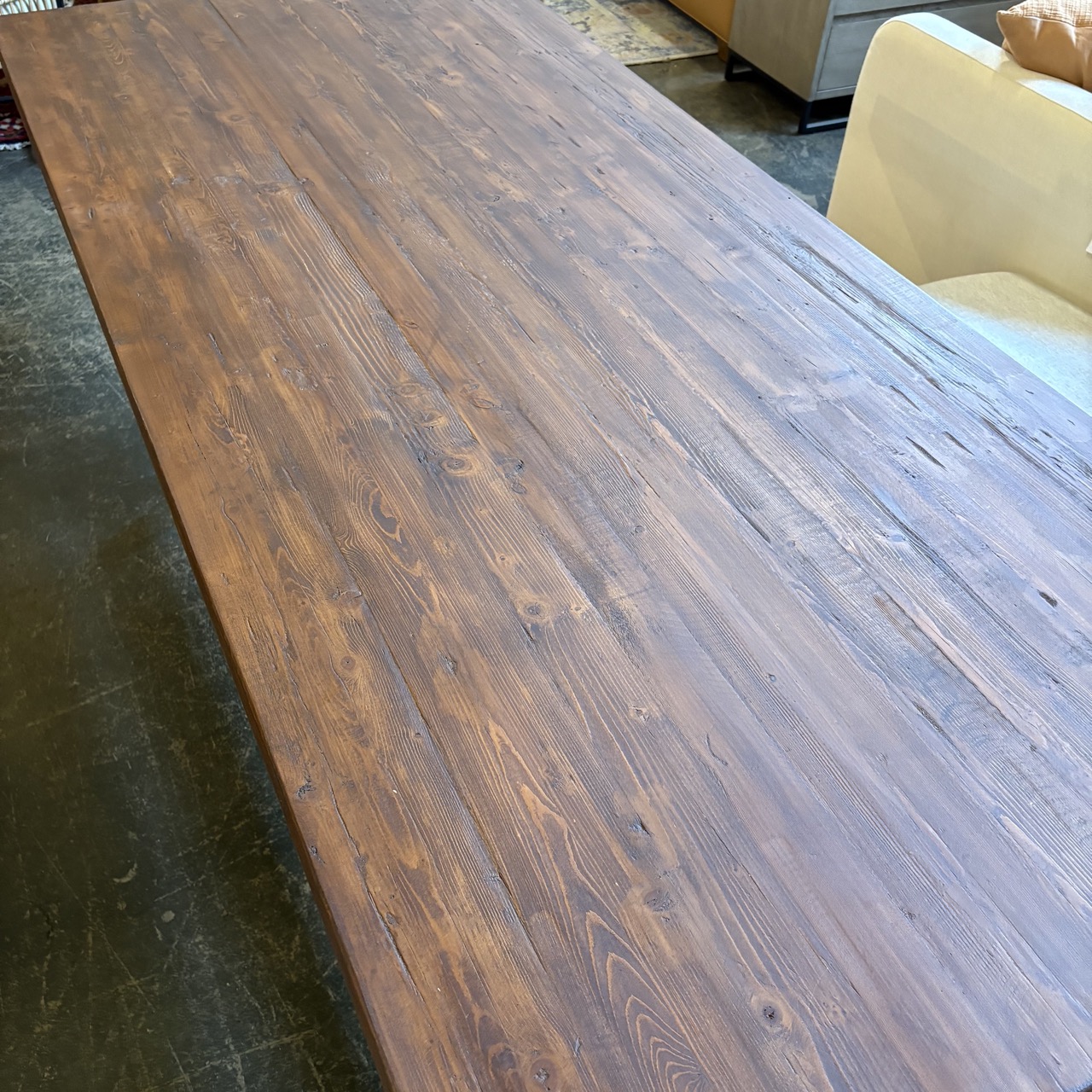 Pottery Barn 'Griffin' Reclaimed Wood Dining Table - Image 5