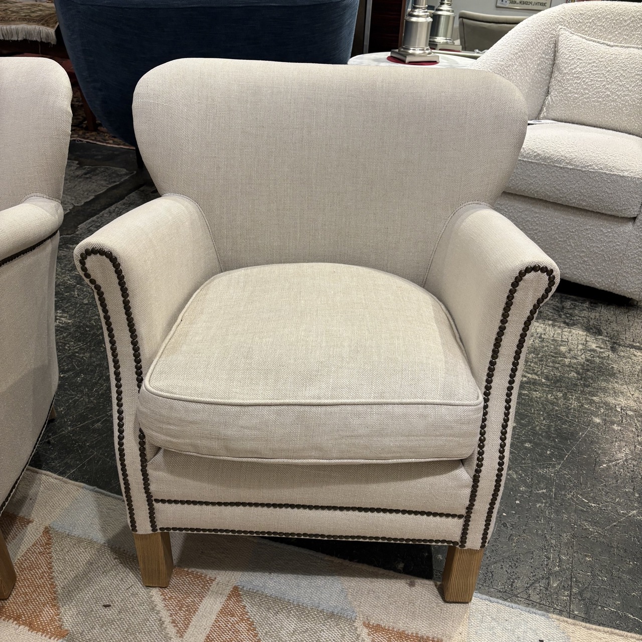 RH 'Professor's Chair' with Nailheads - Image 5