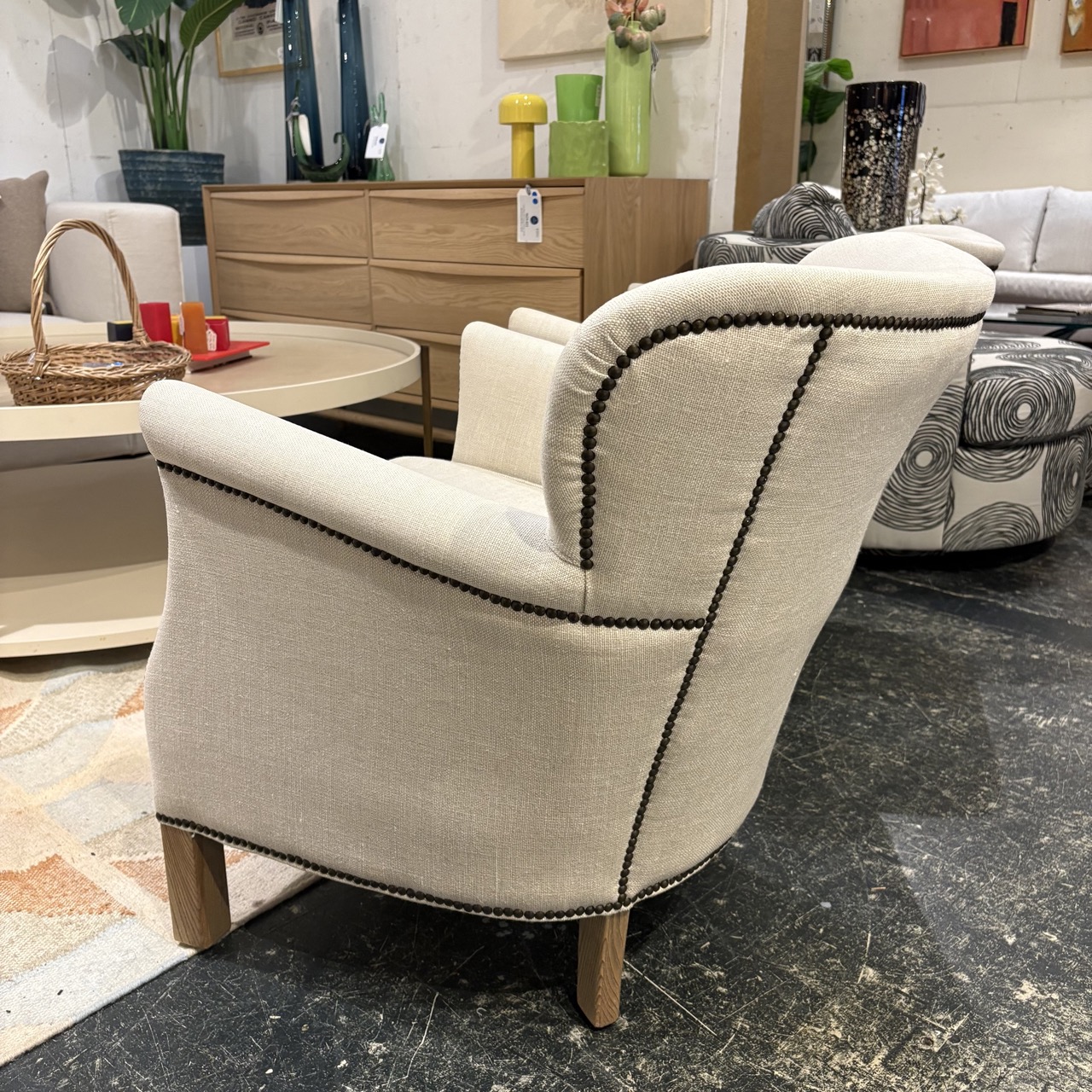 RH 'Professor's Chair' with Nailheads - Image 7