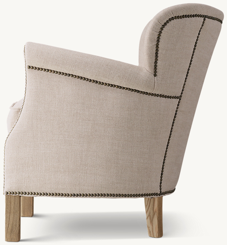 RH 'Professor's Chair' with Nailheads - Image 3