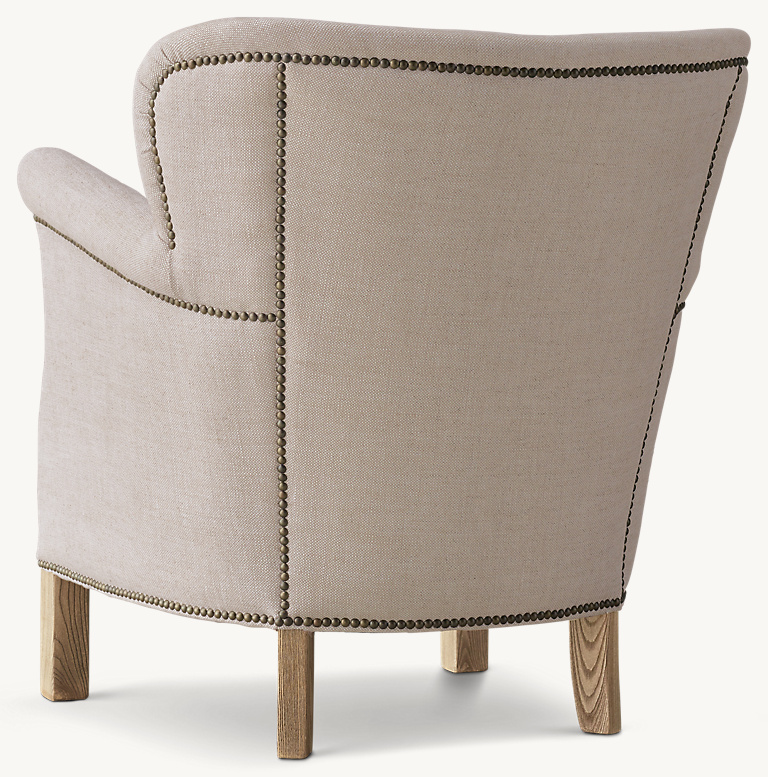 RH 'Professor's Chair' with Nailheads - Image 4