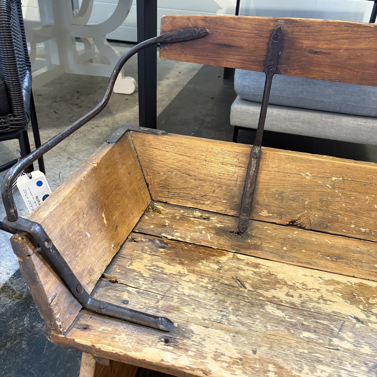 Antique Sleigh Bench - Image 5