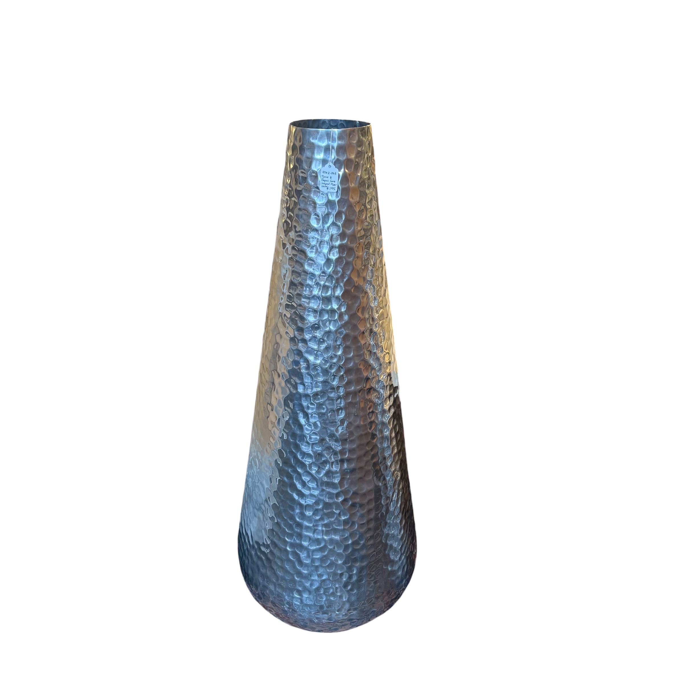 Torre &amp; Tagus Cone Shaped Metal Floor Vase - Coast Consignment - image 1