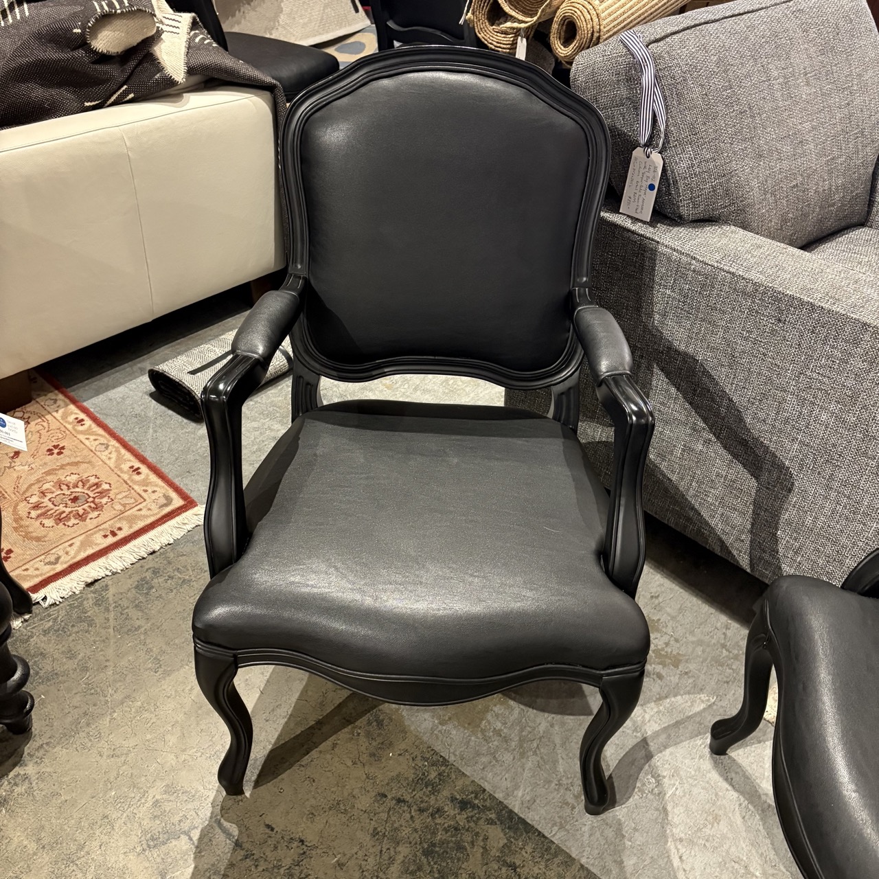 Set of 4 CB2 'Stick Around' Armed Chairs - Image 3