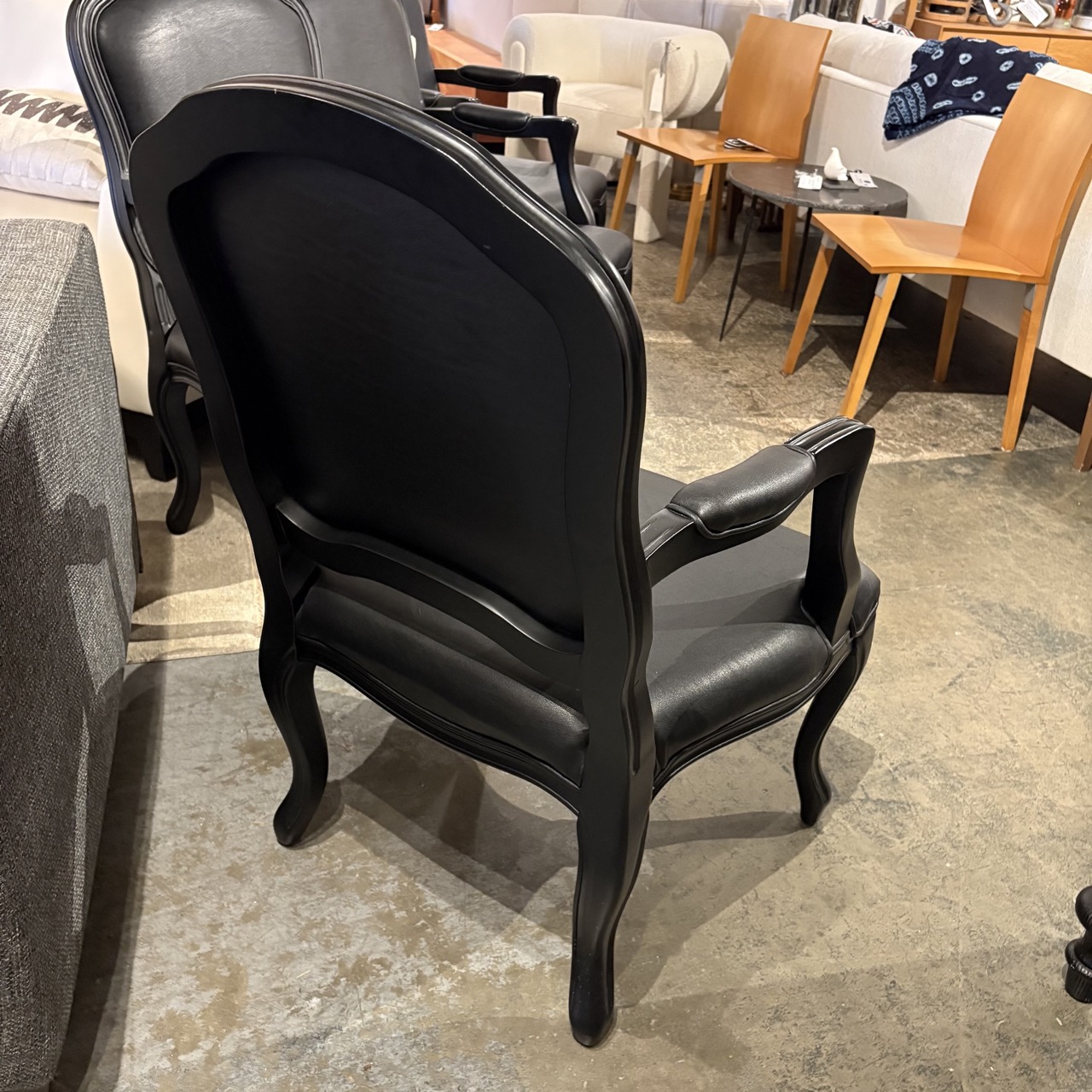 Set of 4 CB2 'Stick Around' Armed Chairs - Image 4