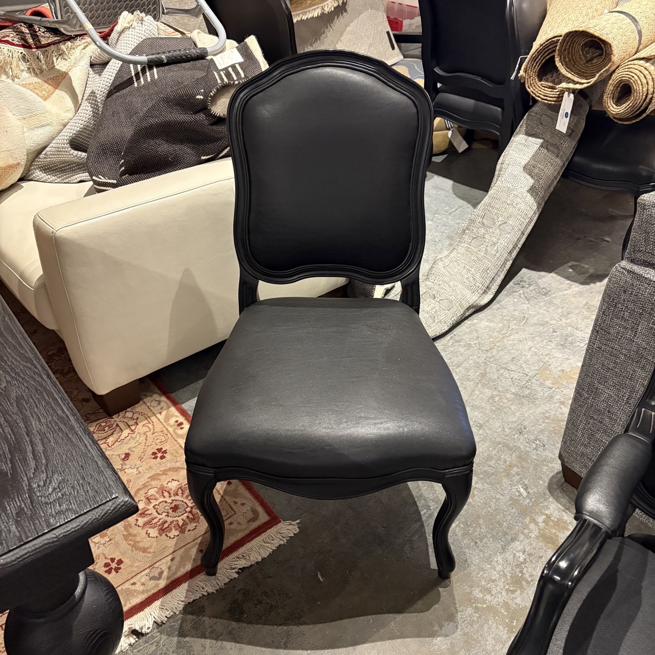 Set of 6 CB2 'Stick Around' Armless Chairs - Image 2