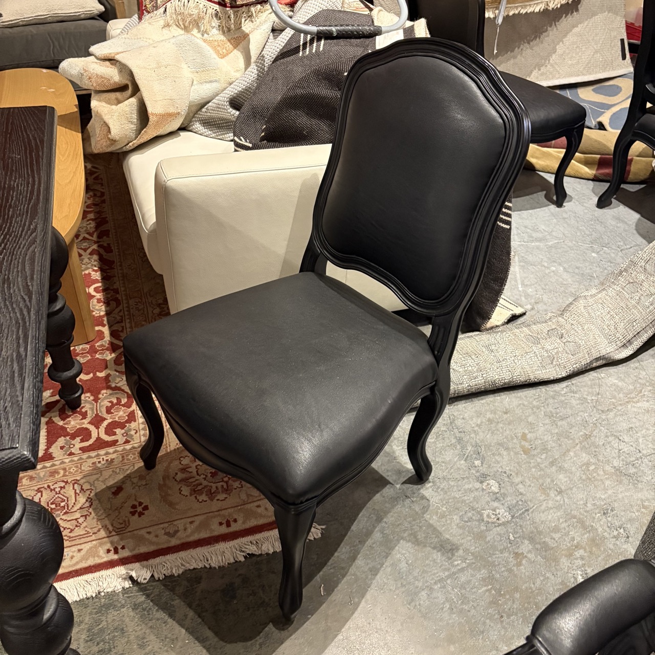 Set of 6 CB2 'Stick Around' Armless Chairs - Image 3