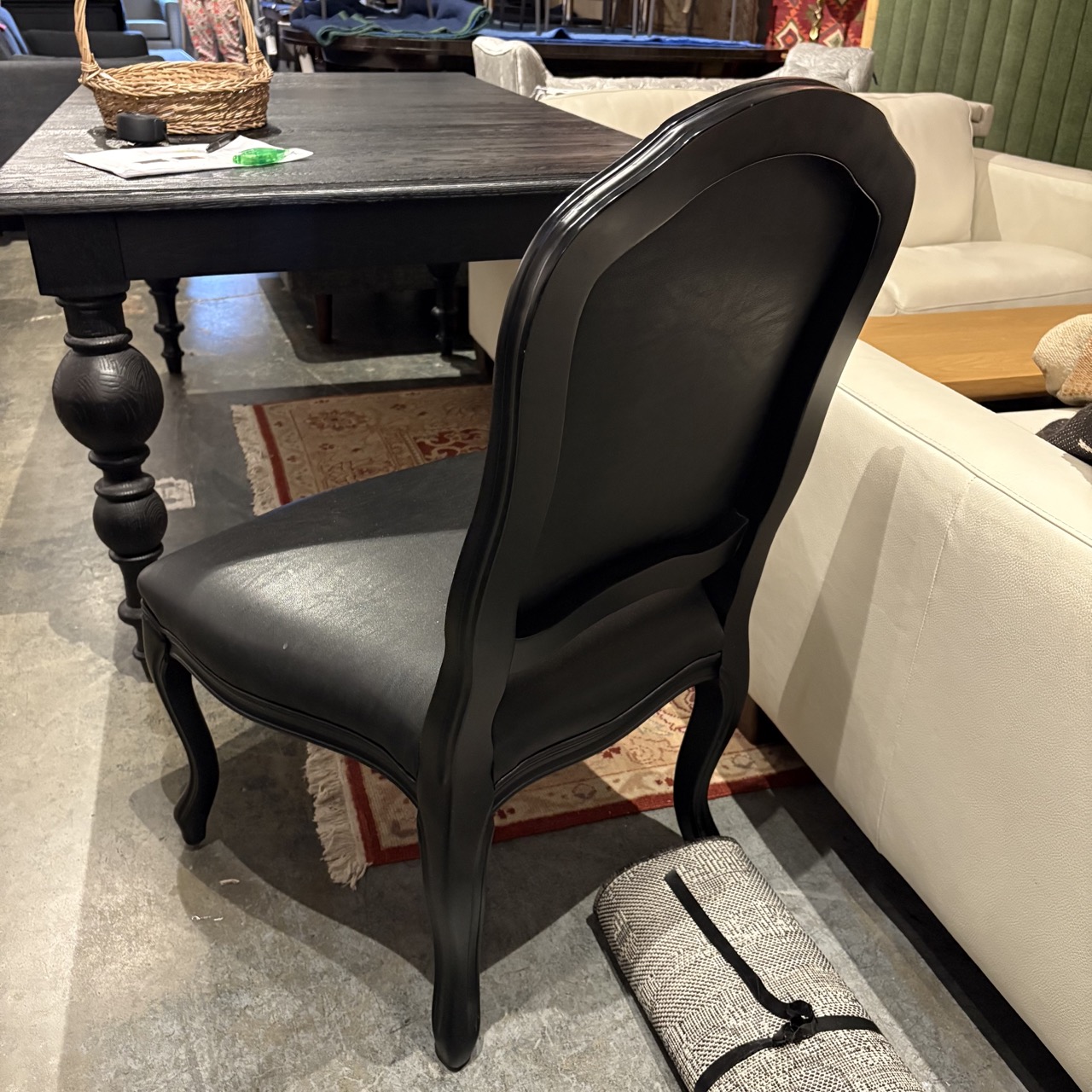 Set of 6 CB2 'Stick Around' Armless Chairs - Image 4