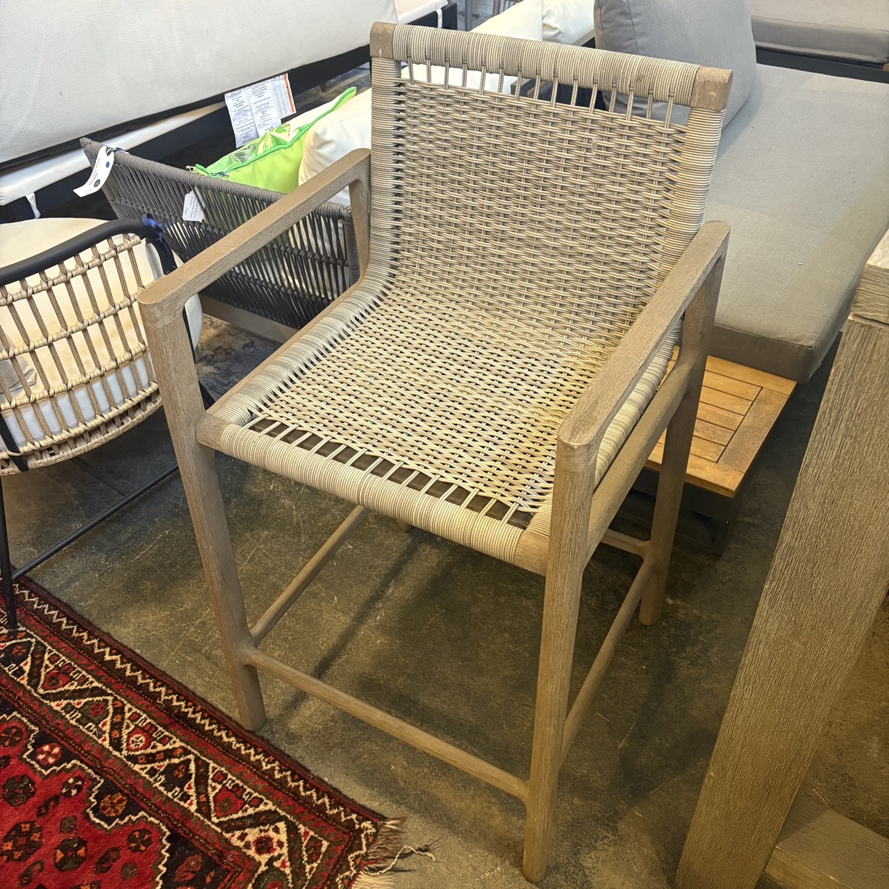 RH 'Mesa' Outdoor Counter Stool - Image 5