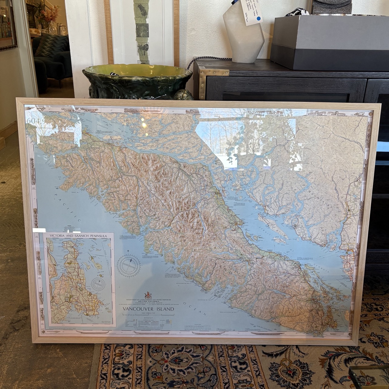 Vintage Map of Vancouver Island - Image 2