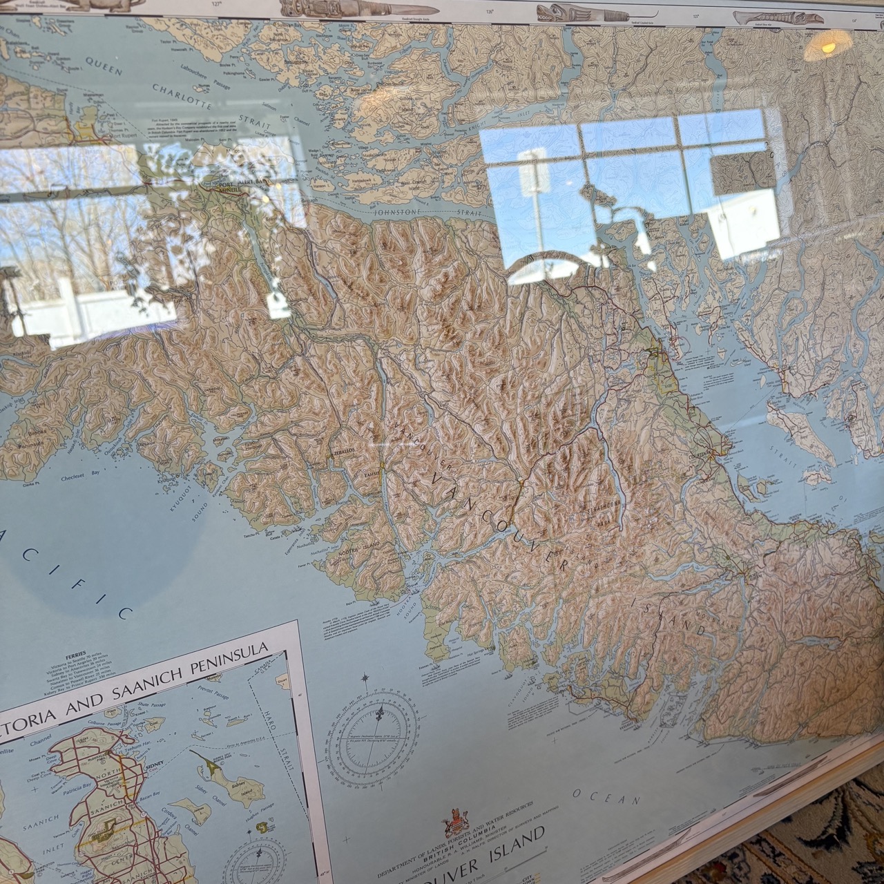 Vintage Map of Vancouver Island - Image 3