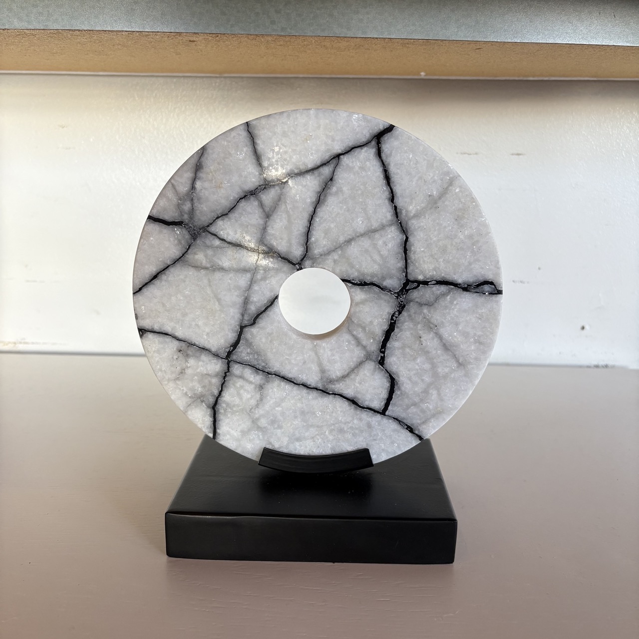 Marble Disc Sculpture - Image 2