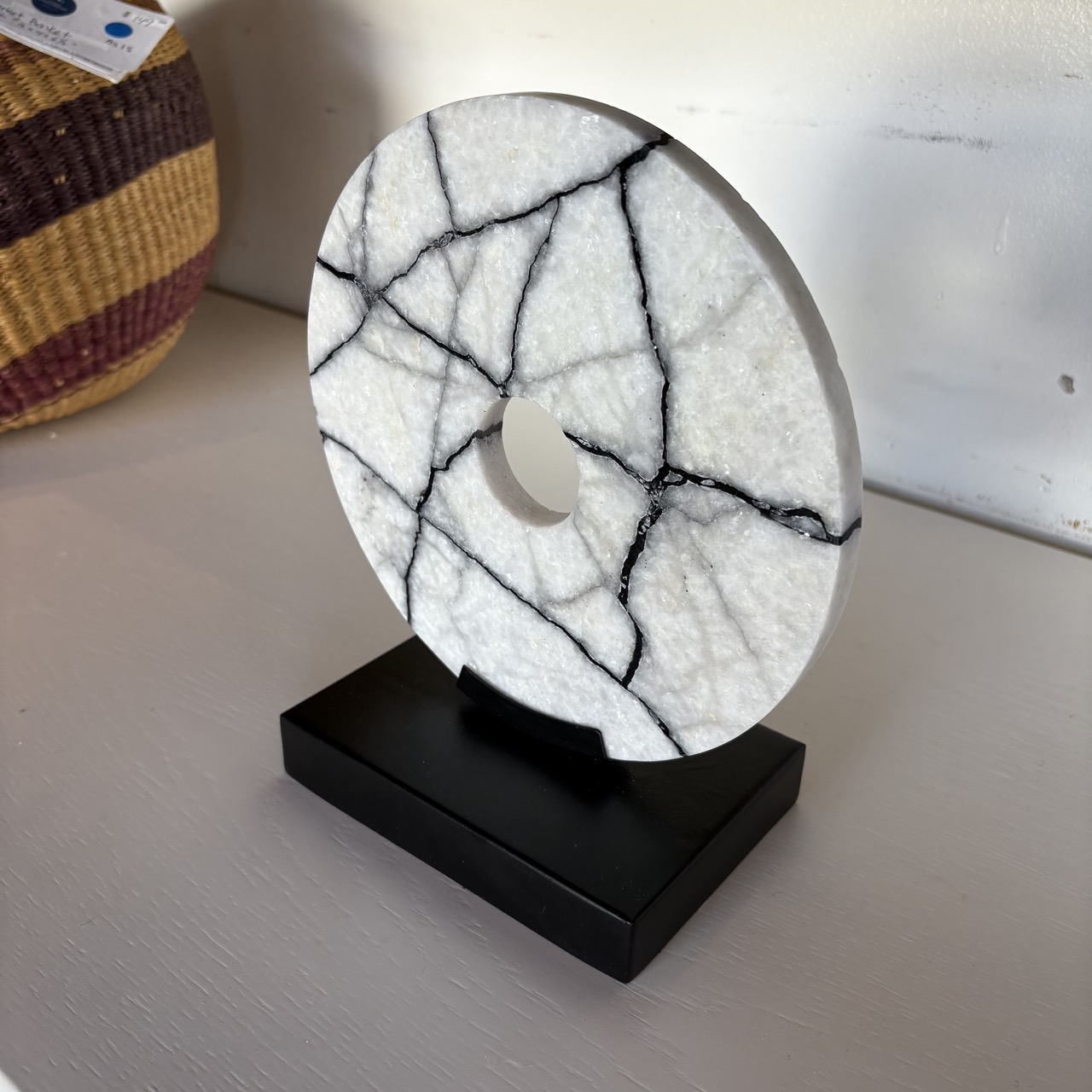 Marble Disc Sculpture - Image 3