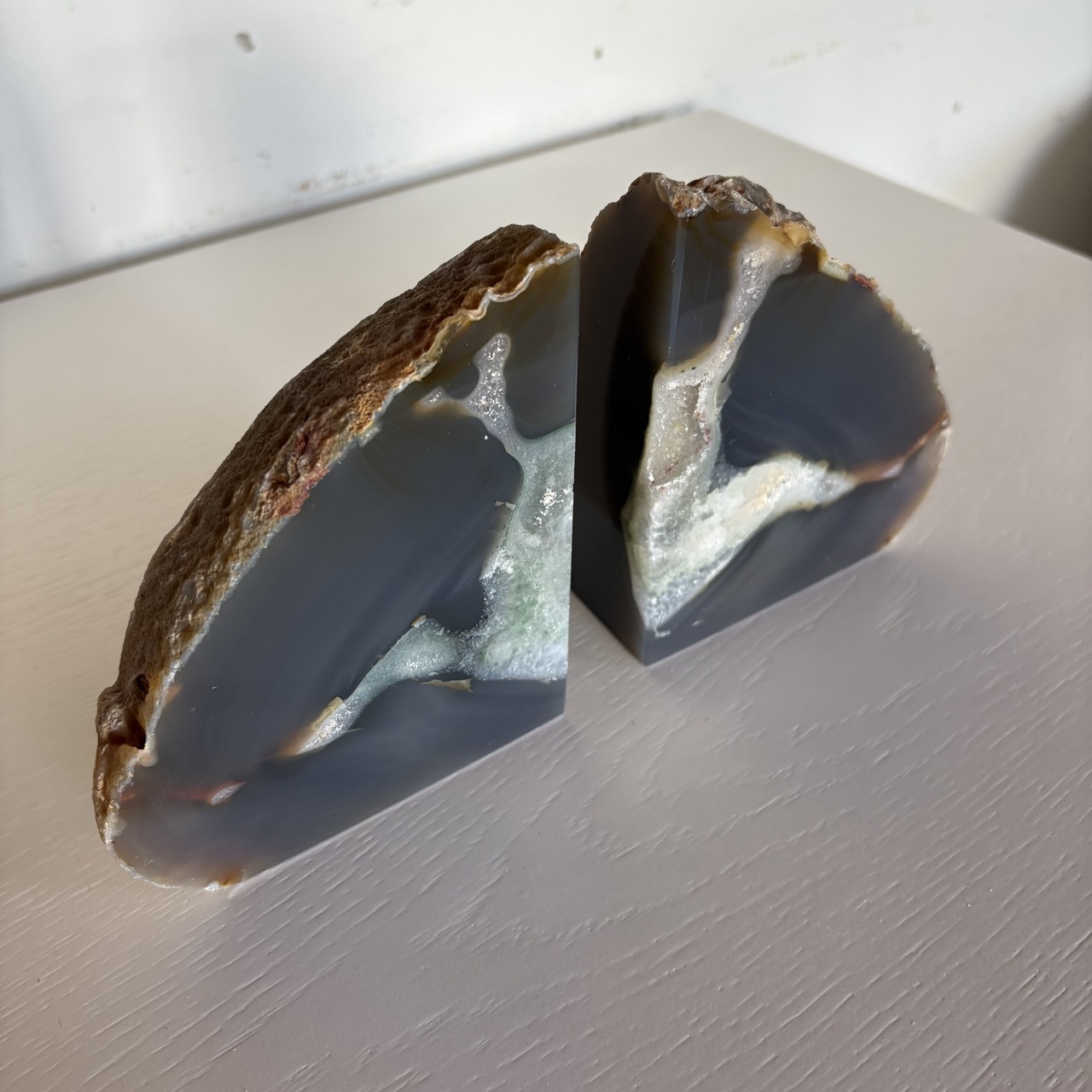 Brazilian Agate Bookends - Image 3