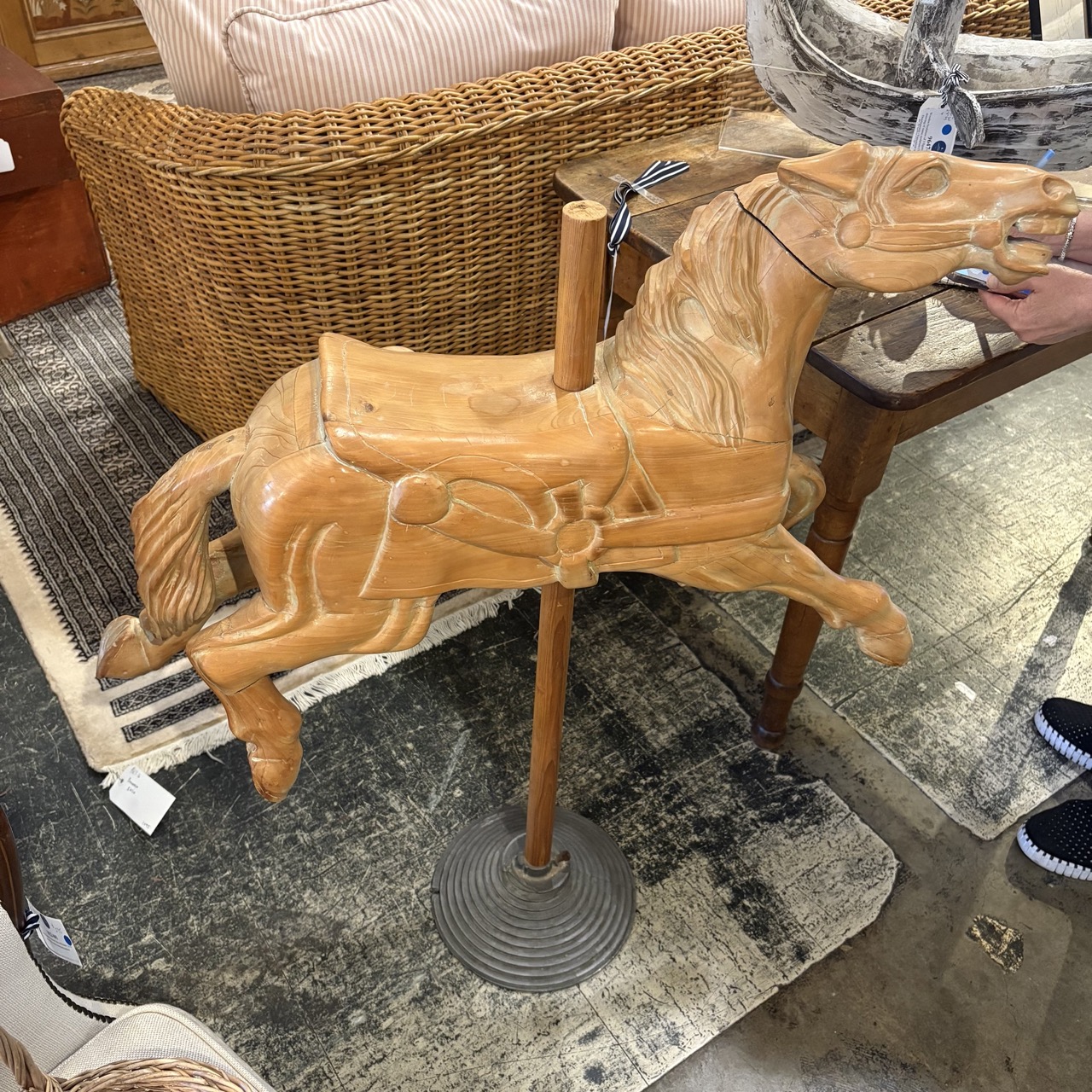 Wooden Carousel Horse - Image 4